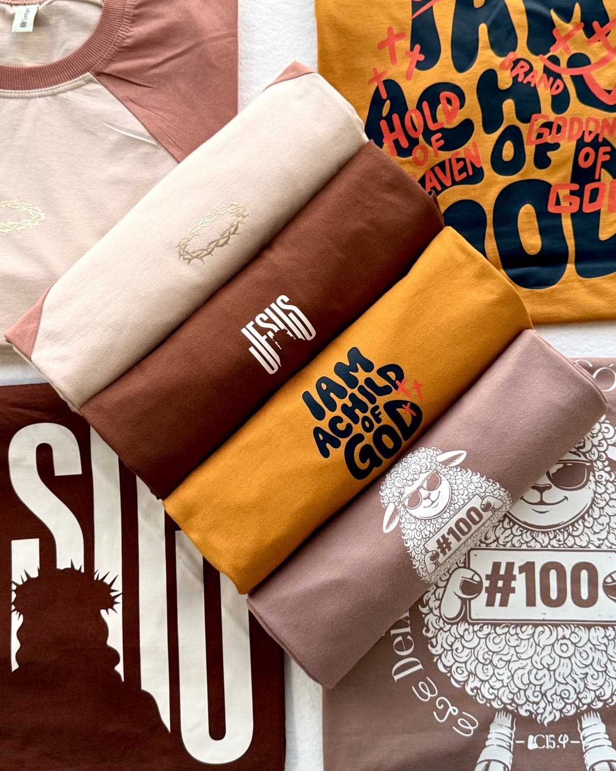 Peças personalizadas Lamell dobradas, coleção em tons terrosos